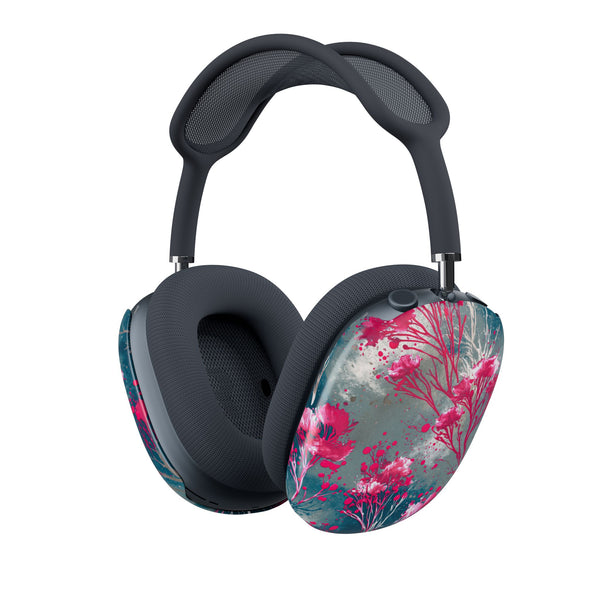Cyber Blossom · Hard Case for AirPods Max · Teal