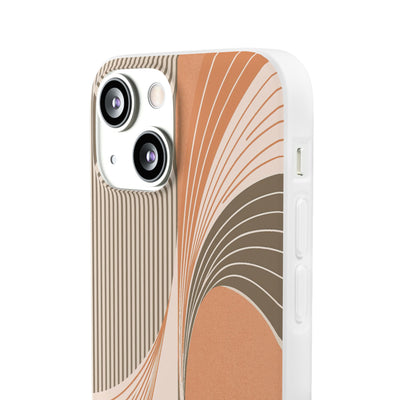 Terracotta Meridian · Lite Phone Case for iPhone ·  Orange
