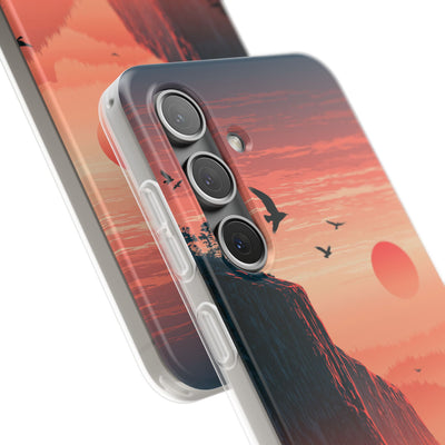 Orange Lite Phone Case for Samsung - Crimson Ridge Flight
