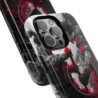 Shattered Crimson Duel · Tough+ Phone Case for iPhone · Magsafe