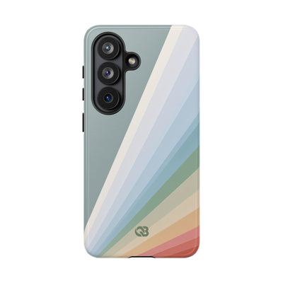 Green Tough Phone Case for Samsung - Sage Prism Beam