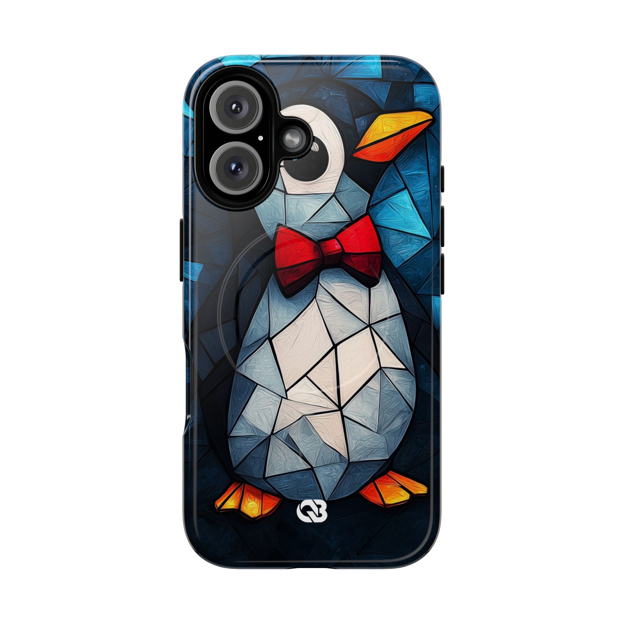 Mosaic Bowtie Penguin · Tough+ Phone Case for iPhone · Magsafe
