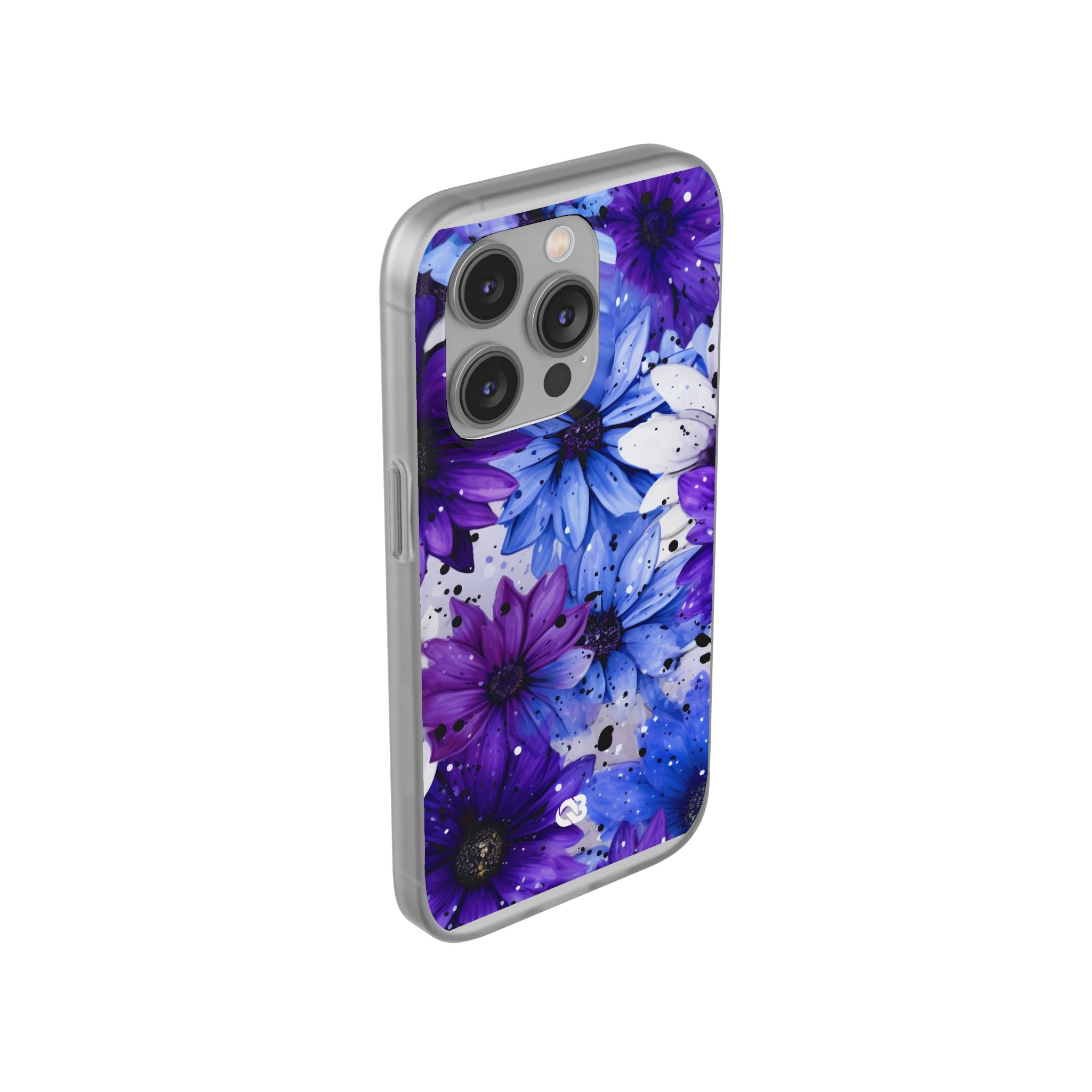 Ink Splatter Blooms · Soft Coque de téléphone pour iPhone