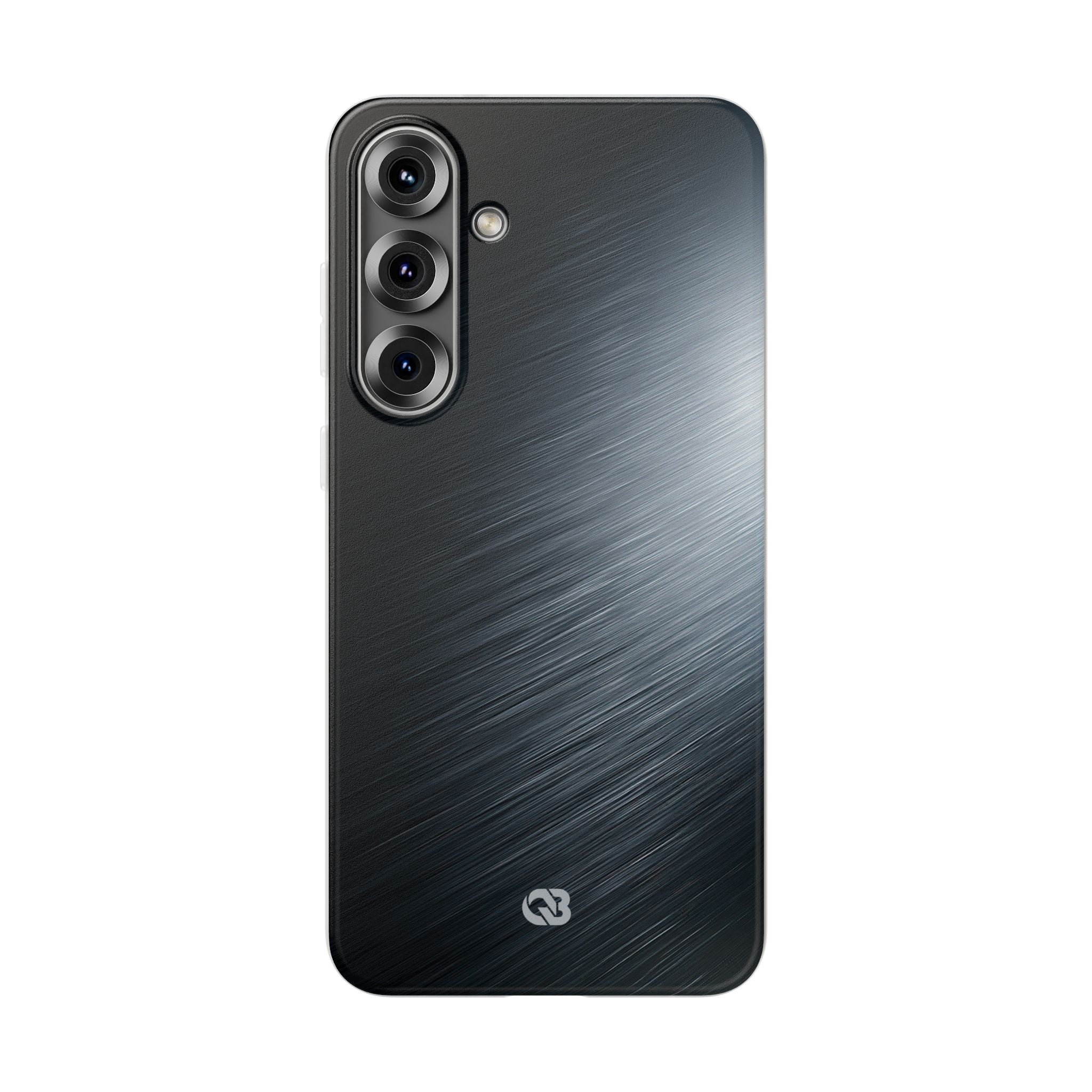 Grey Lite Phone Case for Samsung - Charcoal Brushed Steel