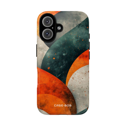 Crimson Wave iPhone 16 Case - Tough