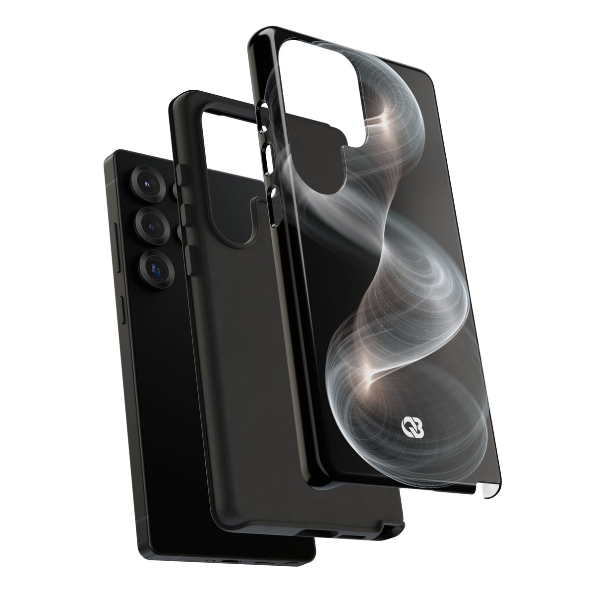 Luminous Vortex · Tough Phone Case for Samsung · Black