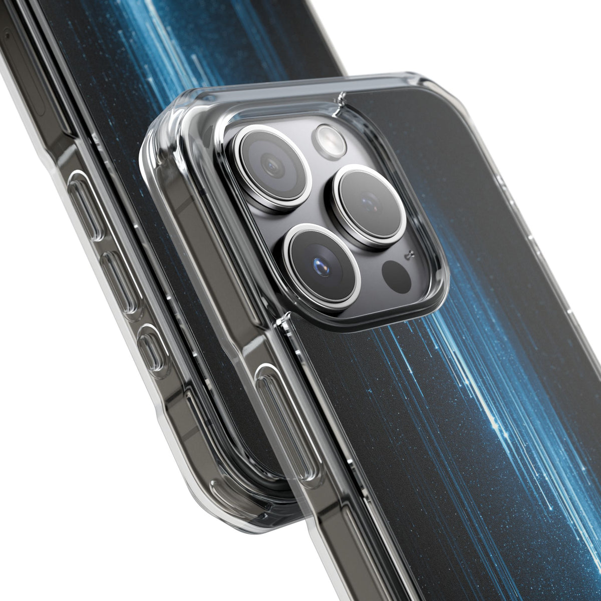 Nocturnal Cascade · Clear Impact Magnetic Phone Case for iPhone ·  Black