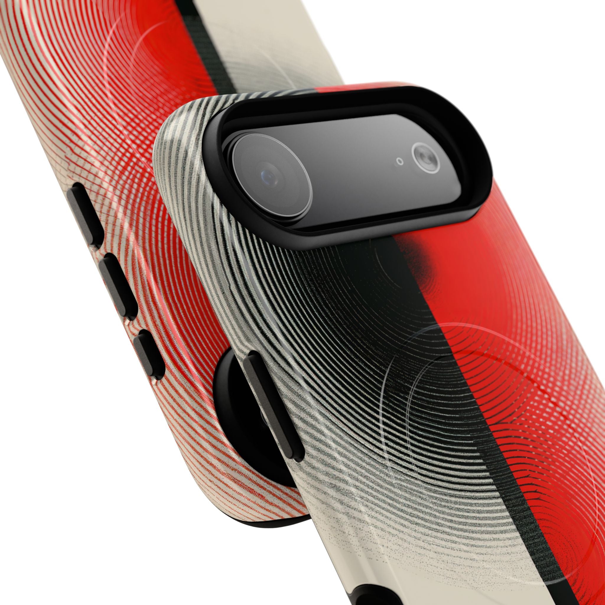 Red Tough 2.0 Magsafe Phone Case for iPhone - Split Signal Red