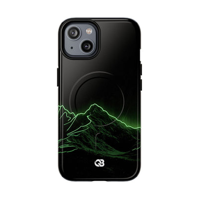 Nordic Mountain Contour · Tough 2.0 Magnetic Phone Case for iPhone · Black
