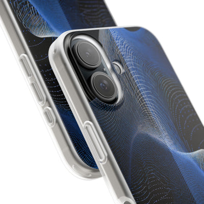 Blue Lite Phone Case for iPhone - Electric Blue Flux