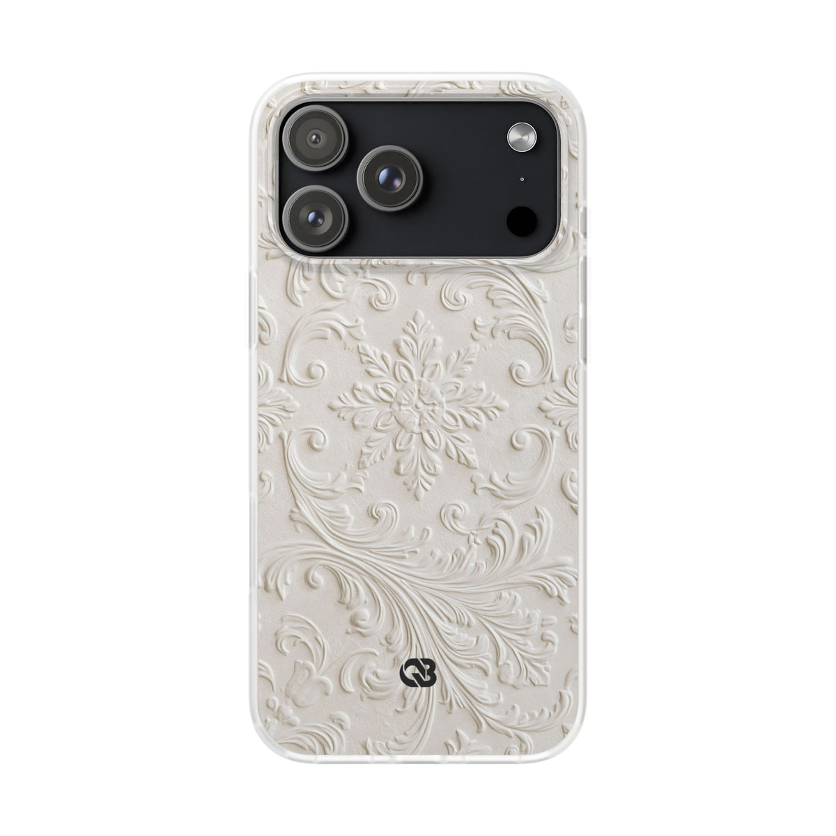 Sculpted Acanthus Relief · Lite Phone Case for iPhone ·  White