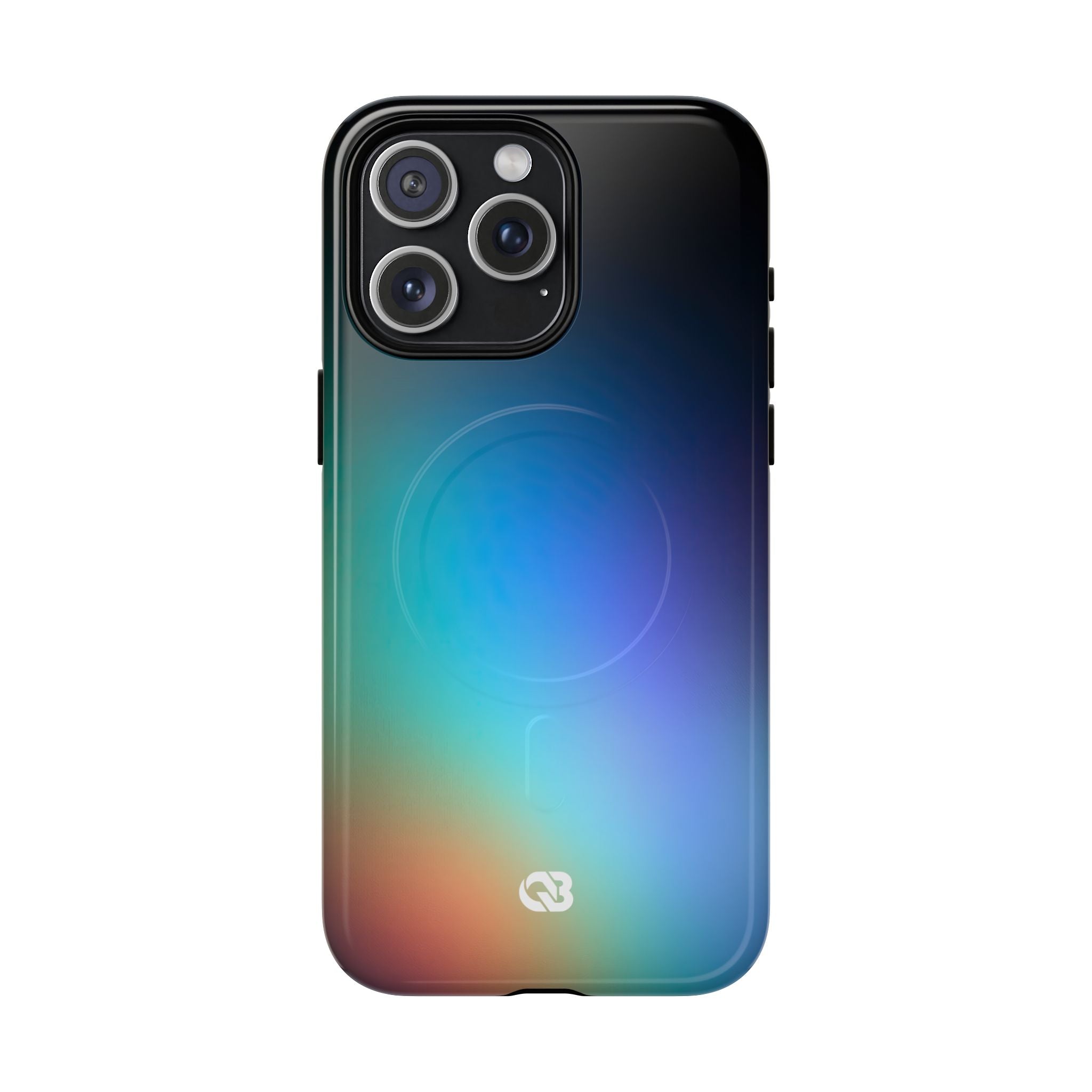 Black Tough 2.0 Magsafe Phone Case for iPhone - Electric Prism Grain