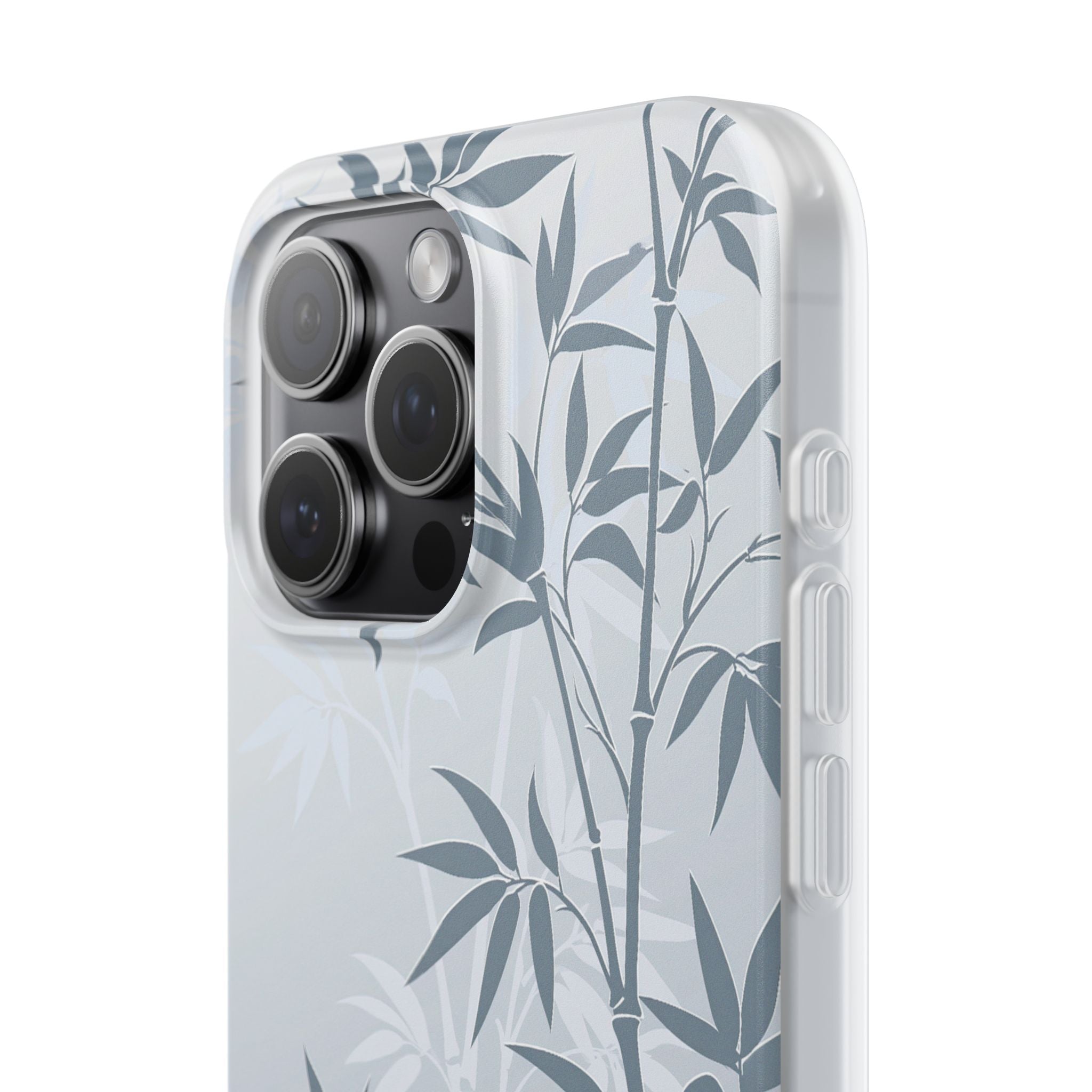 Blue Lite Phone Case for iPhone - Slate Bamboo Shadow