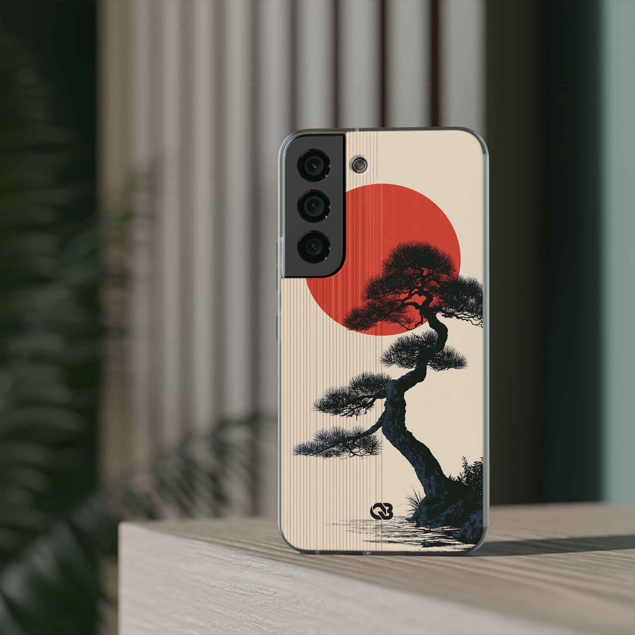 Beige Lite Phone Case for Samsung - Kyoto Crimson Pine