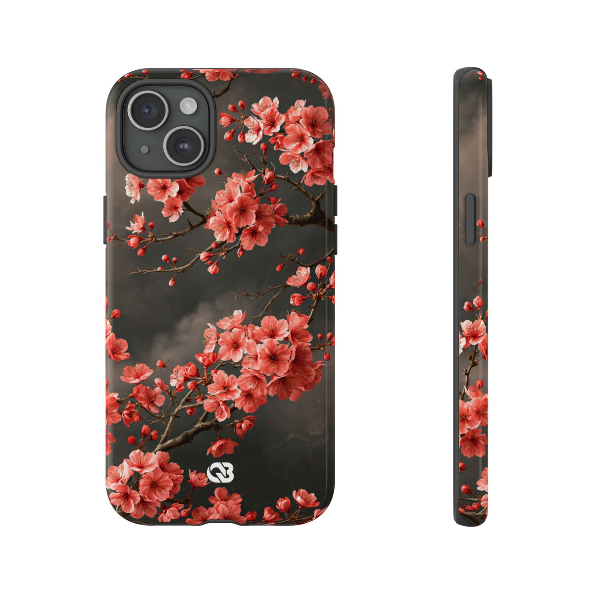 Dark Sakura Nocturne · Tough Phone Case for iPhone · Black