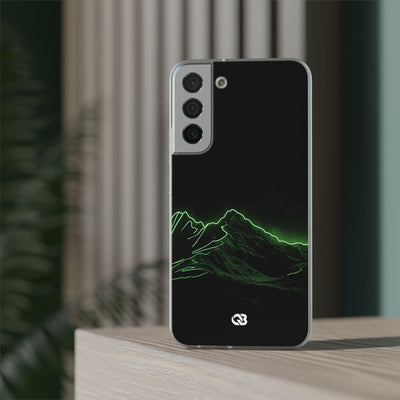 Nordic Mountain Contour · Lite Phone Case for Samsung · Black