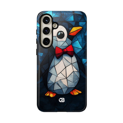 Mosaic Bowtie Penguin · Tough Hoesje voor Samsung