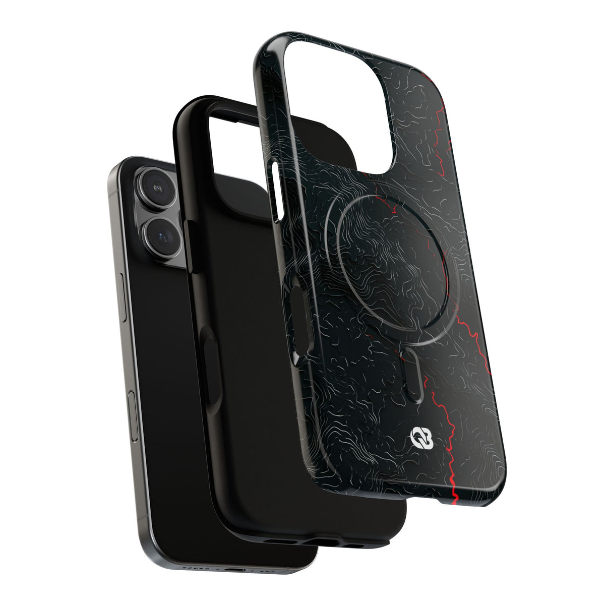 Crimson Rift · Tough 2.0 Magnetic Phone Case for iPhone · Black