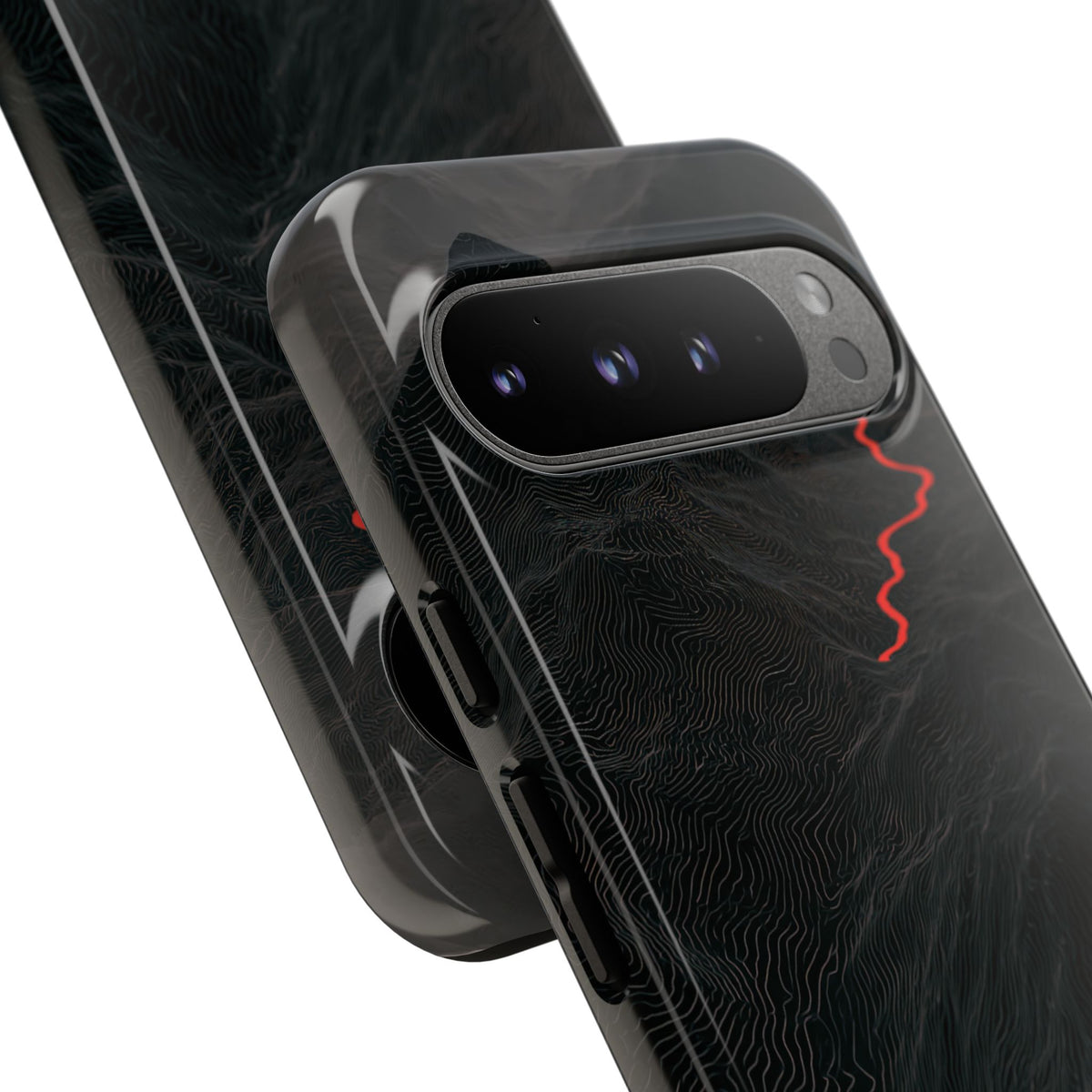Crimson Ridge Pass · Tough Phone Case for Pixel ·  Black