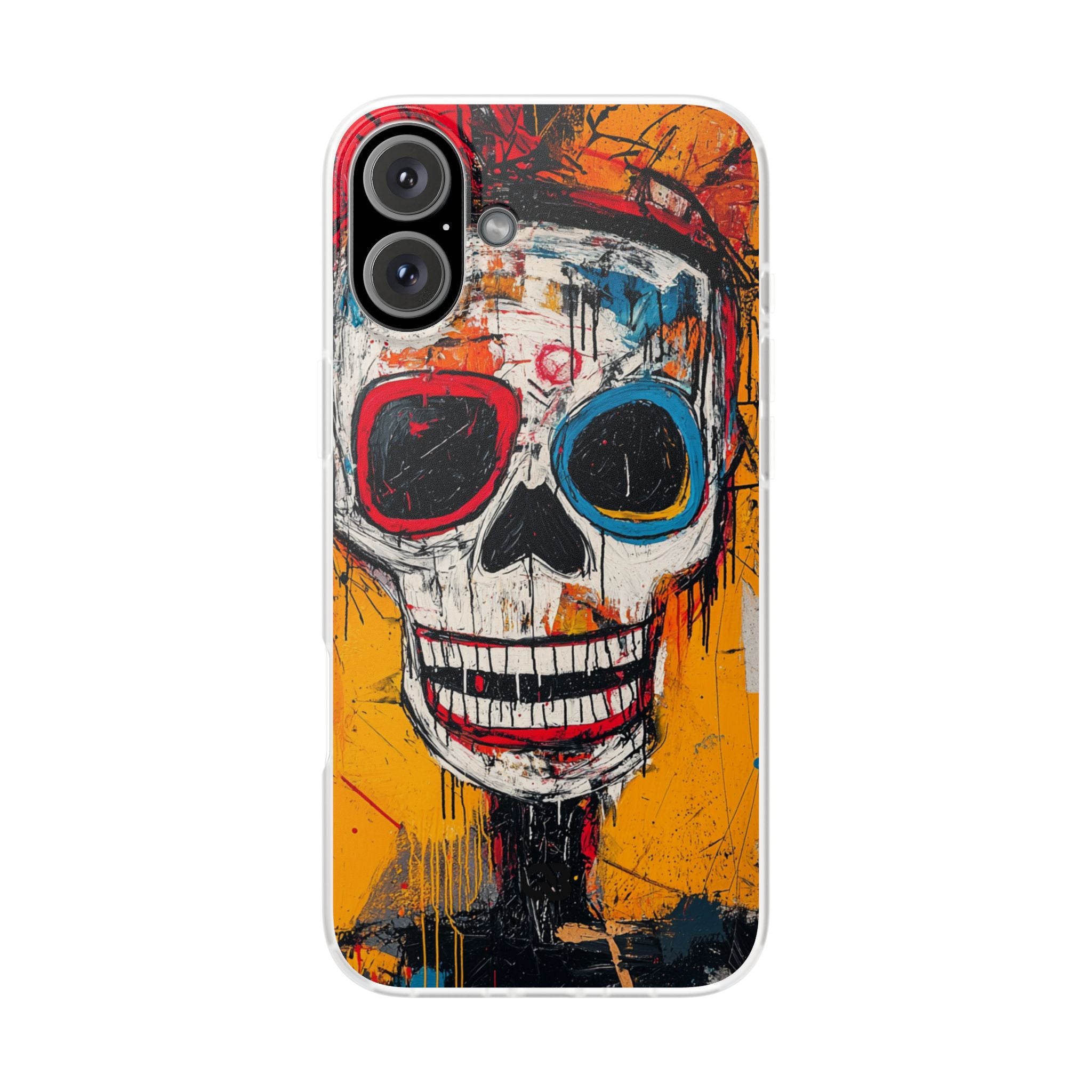 Vivid Graffiti Skull · Soft Custodia per iPhone