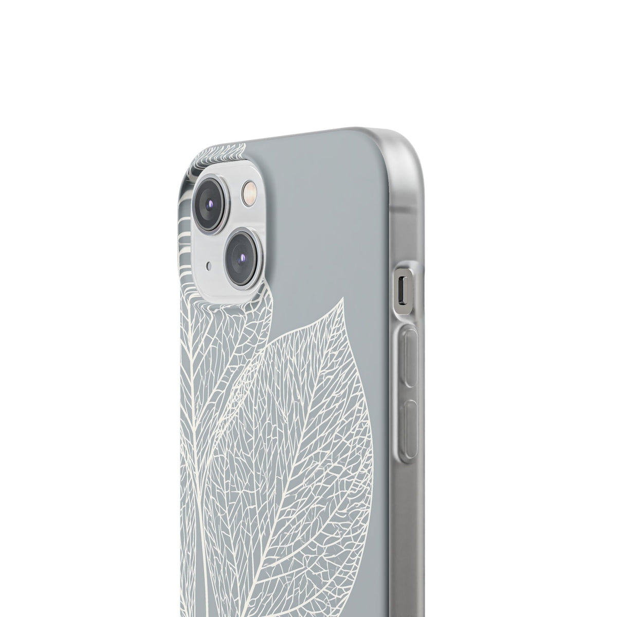 Minimal Leaf Skeleton · Lite Phone Case for iPhone ·  Grey