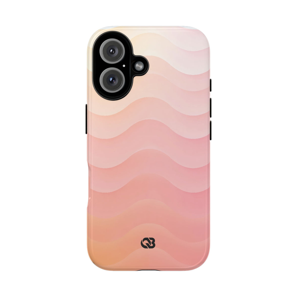 Blush Horizon Waves · Tough Phone Case for iPhone · Pink
