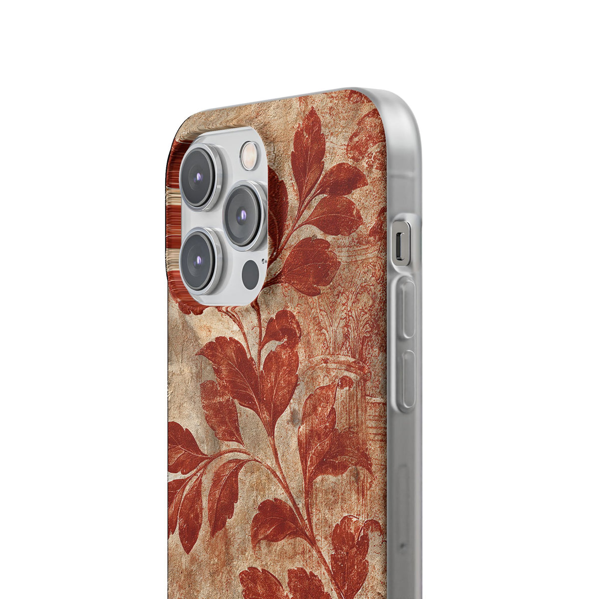 Terracotta Botanical Fresco · Lite Phone Case for iPhone ·  Red
