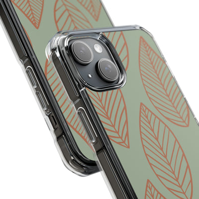 Sage Earth Leaves · Impact Telefoncover for iPhone · Magsafe