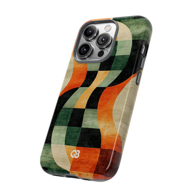 Burnt Orange Curve · Tough Etui na telefon dla iPhone