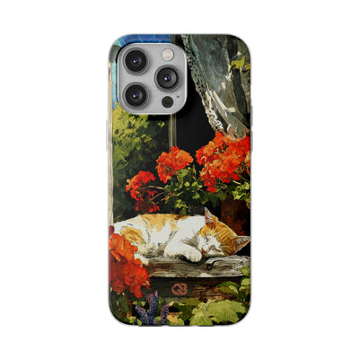 Sleeping Ginger Bloom · Soft Hoesje voor iPhone