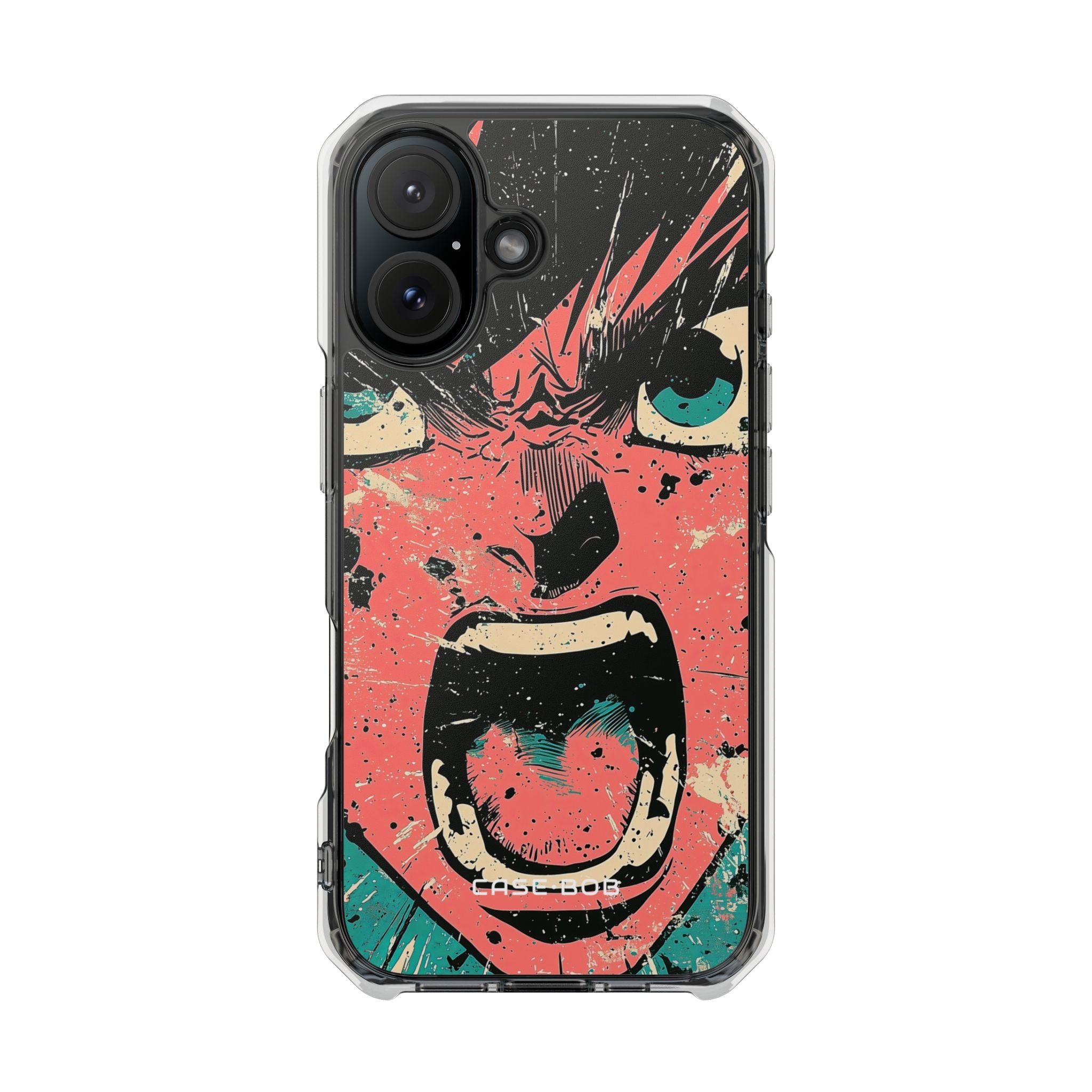 Screaming Face Pink iPhone 16 Case - Impact