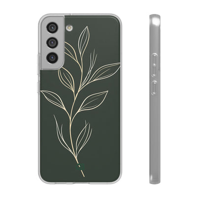 Green Lite Phone Case for Samsung - Deep Moss Willow