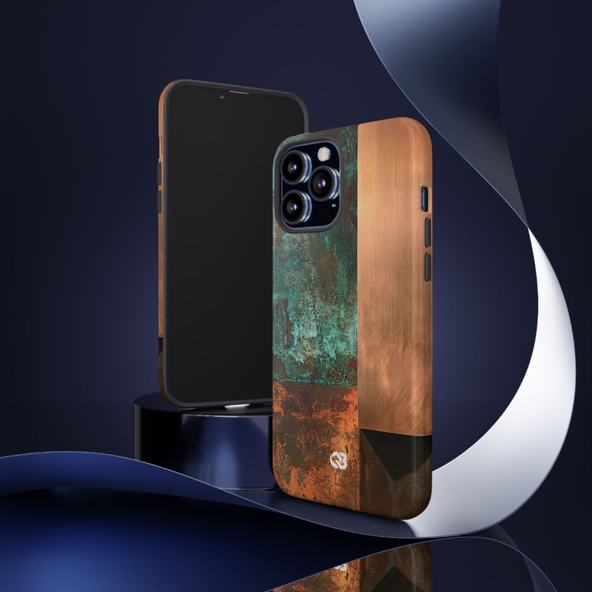 Oxidized Copper Patina · Tough Phone Case for iPhone · Green