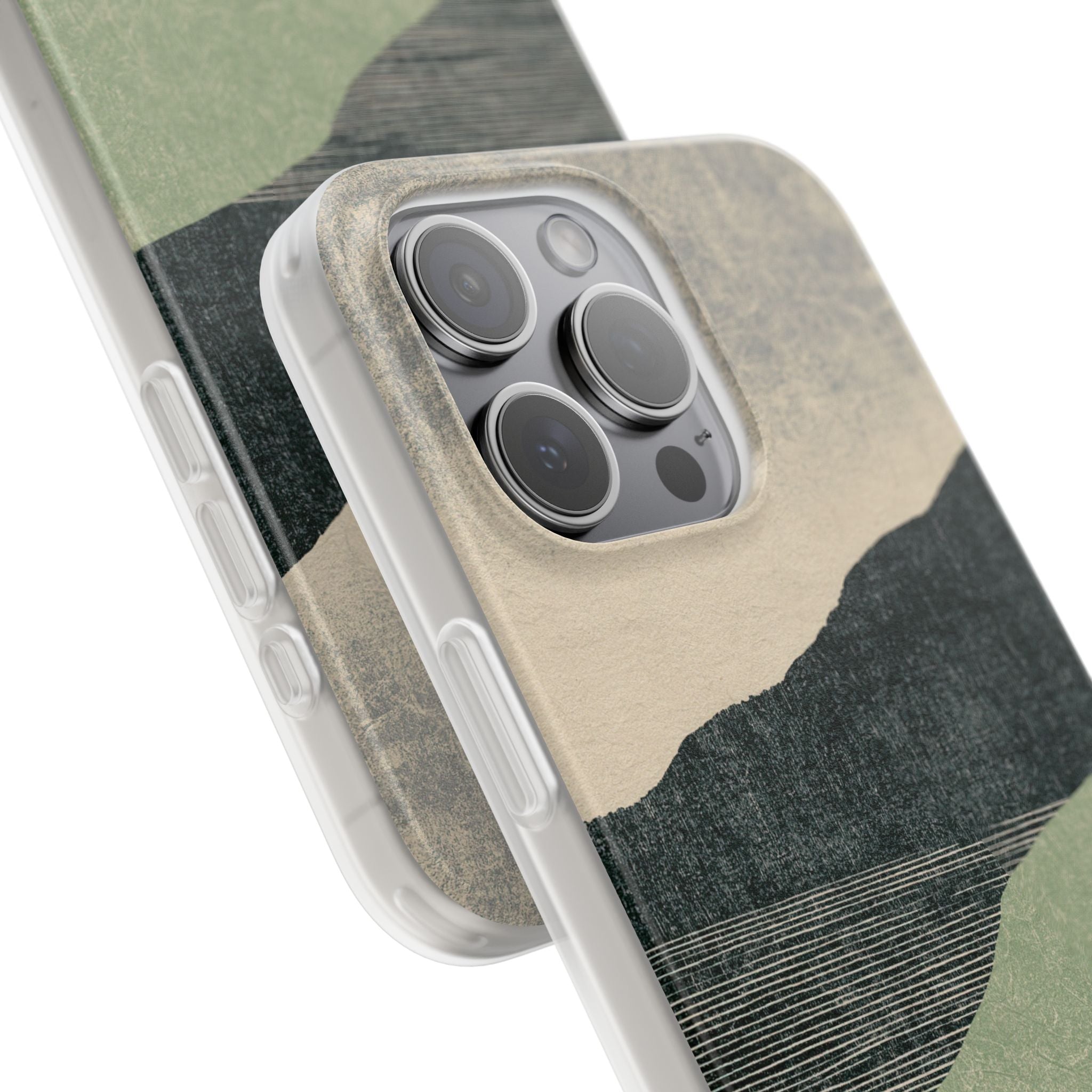 Green Lite Phone Case for iPhone - Moss Ridge Grain