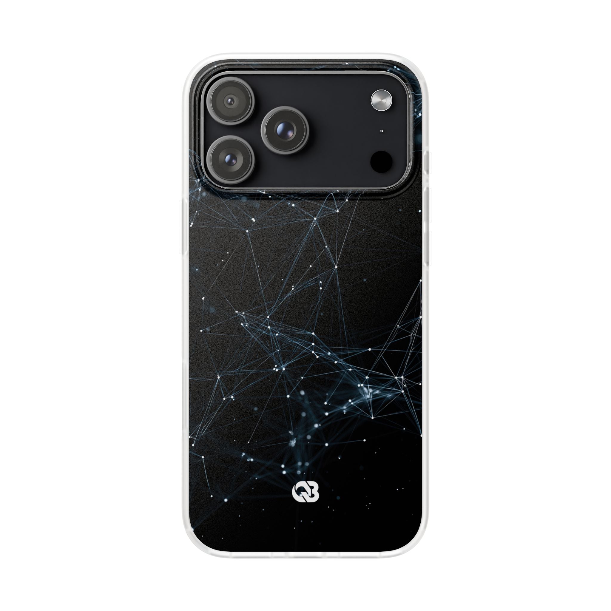 Black Lite Phone Case for iPhone - Arctic Neural Mesh
