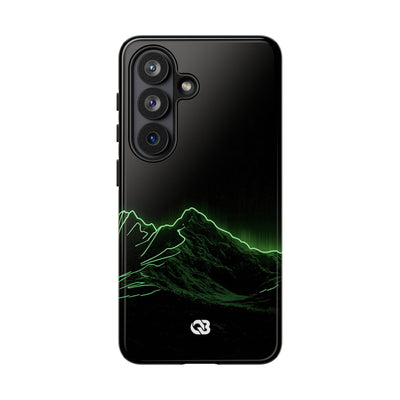 Nordic Mountain Contour · Tough Phone Case for Samsung · Black