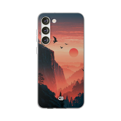 Orange Lite Phone Case for Samsung - Crimson Ridge Flight