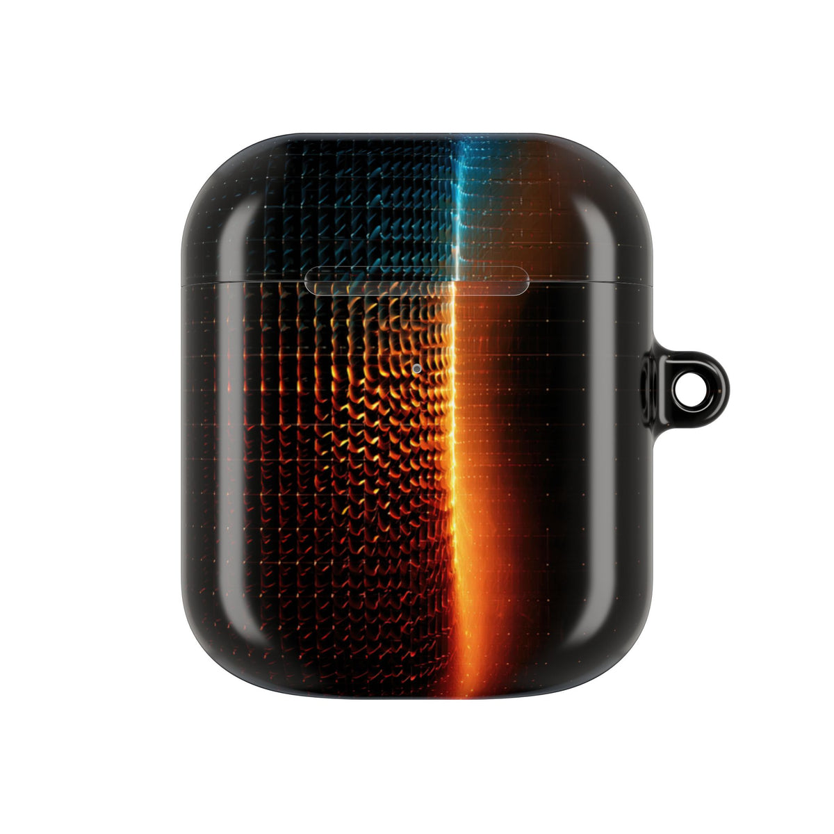 Luminous Refraction Grid · Hard Case for AirPods & AirPods Pro · Black