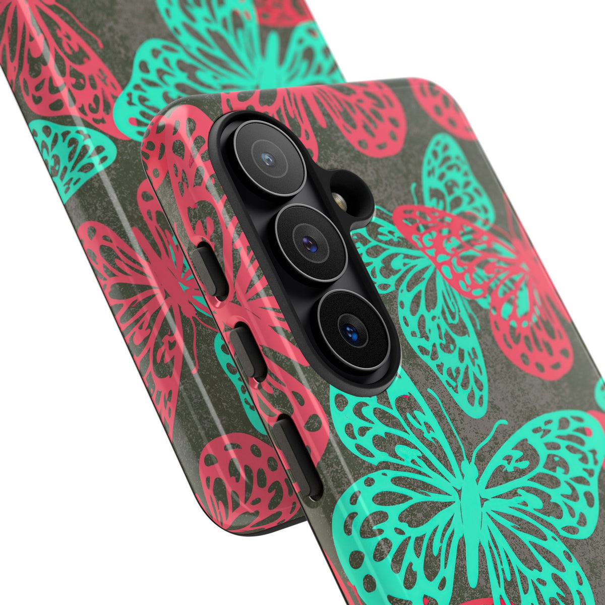 Electric Papillon · Tough Phone Case for Samsung · Pink