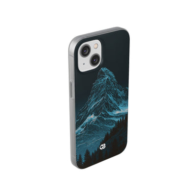Glacial Alpine Peak · Lite Phone Case for iPhone ·  Blue