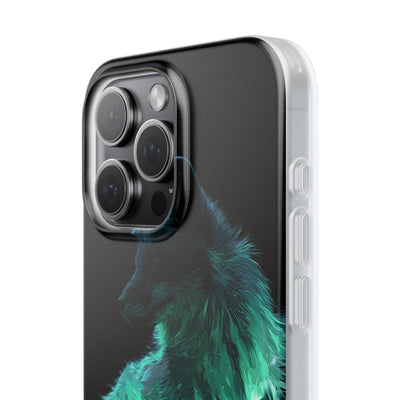 Nordic Aurora Fox · Lite Phone Case for iPhone ·  Teal
