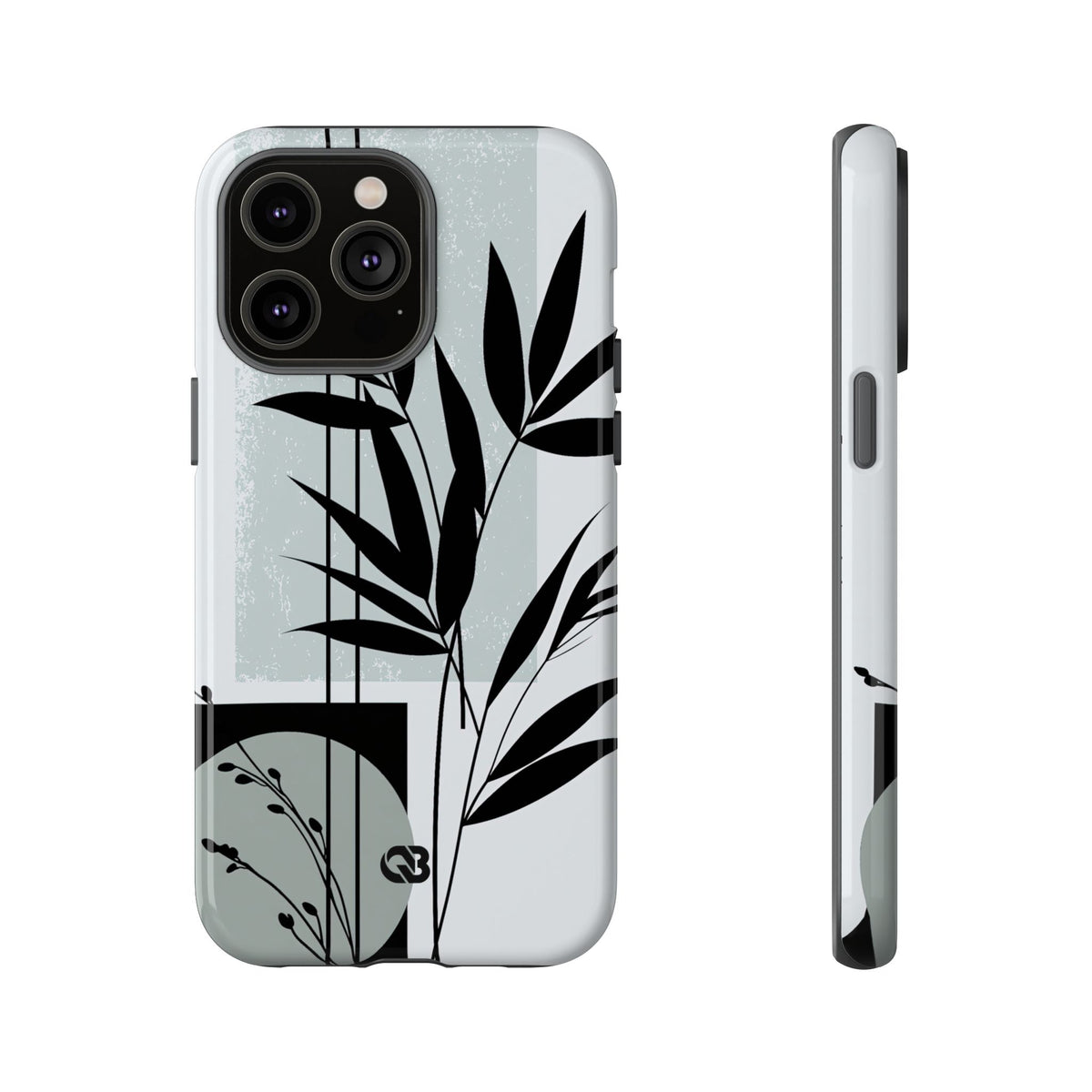 Zen Bamboo Silhouette · Tough Phone Case for iPhone · Green