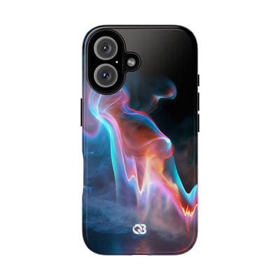 Neon Waveform · Tough Phone Case for iPhone · Black
