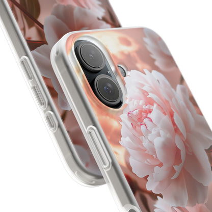 Peony Moonlight iPhone 16 Case - Soft