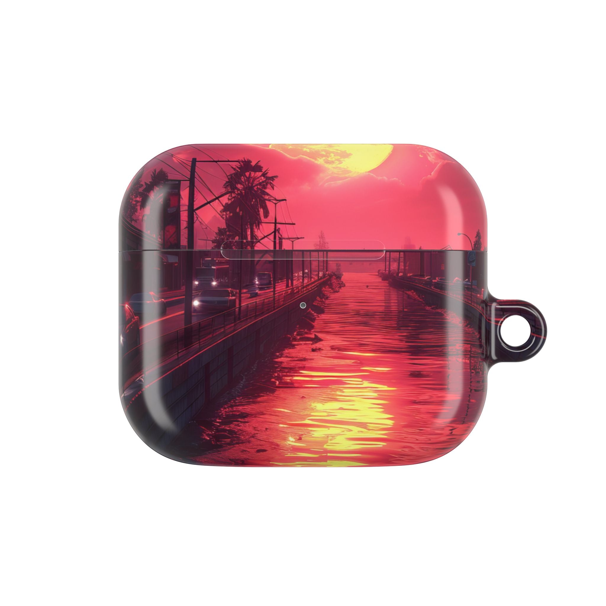 Yellow Moon Reflection - AirPods Case
