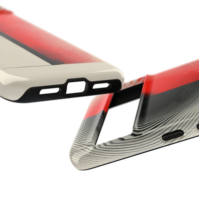 Red Tough Phone Case for Google Pixel - Split Signal Red