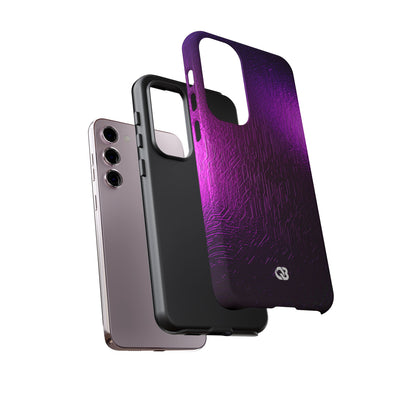 Violet Cyber Circuit · Tough Phone Case for Samsung · Purple