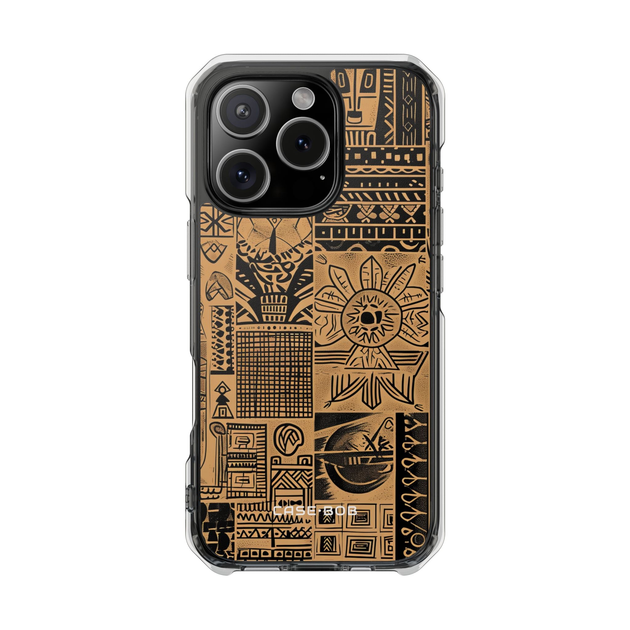 Tribal Faces iPhone 16 Pro Case - Impact