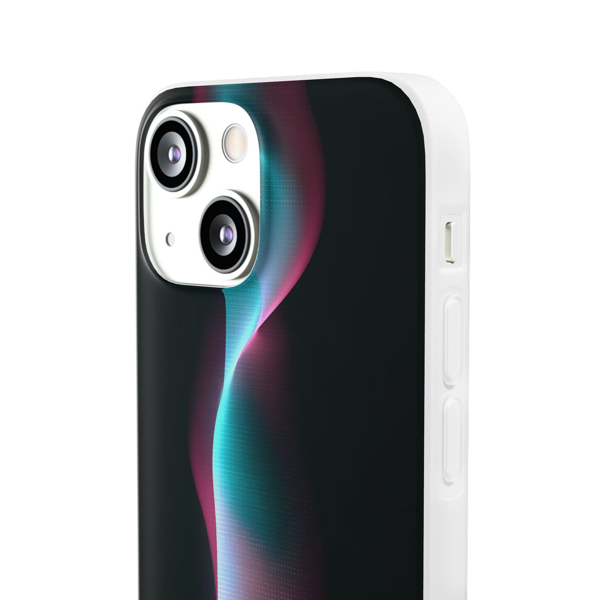 Neon Pixel Flow · Lite Phone Case for iPhone ·  Black