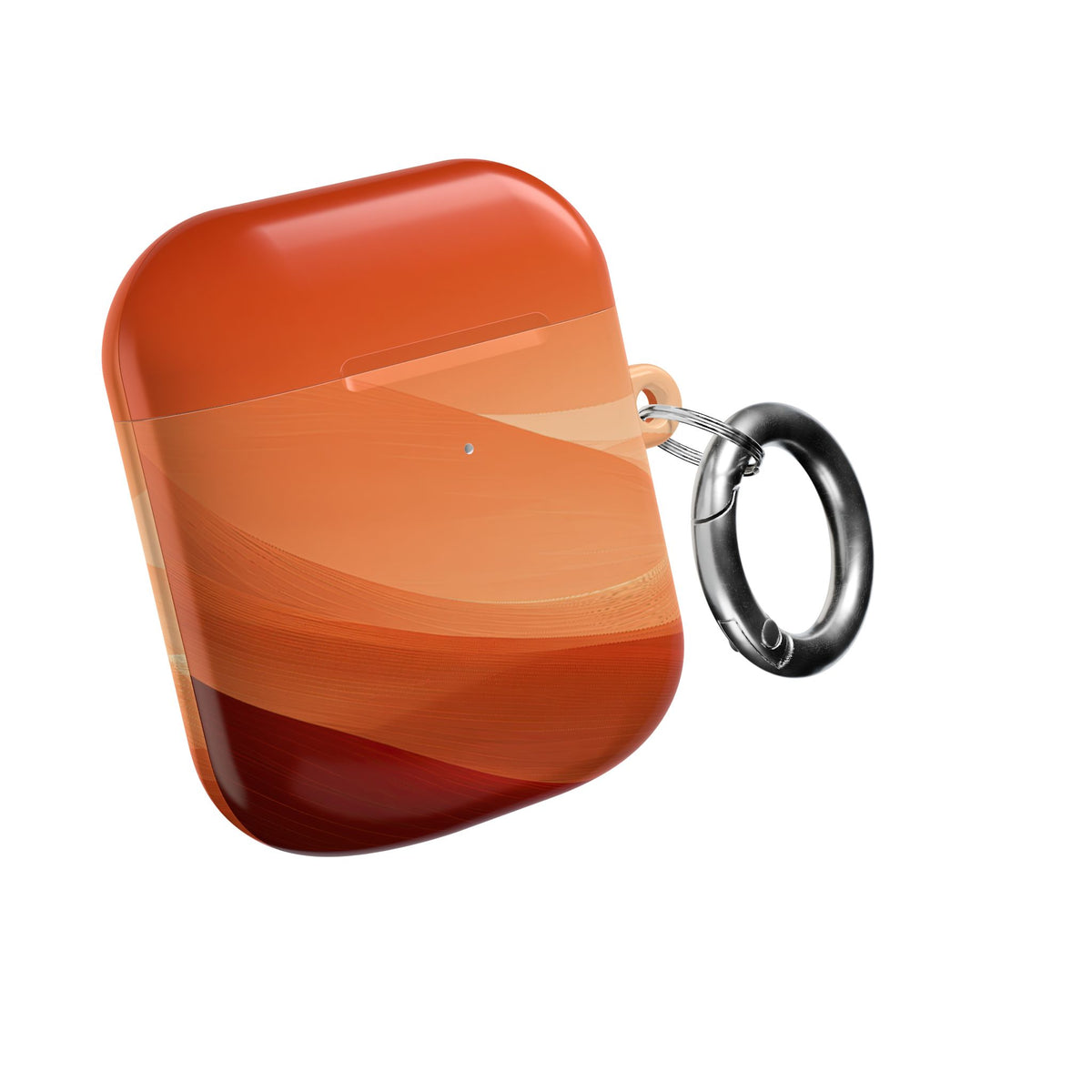 Terracotta Dune Ridges · Hard Case for AirPods & AirPods Pro · Orange